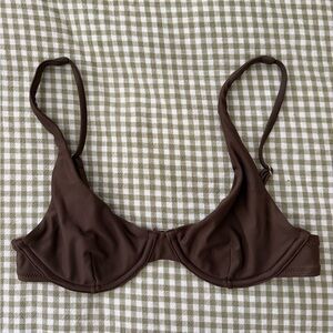 Rhythm. Underwire Brown Bikini Top - Women Intimates & Sleepwear